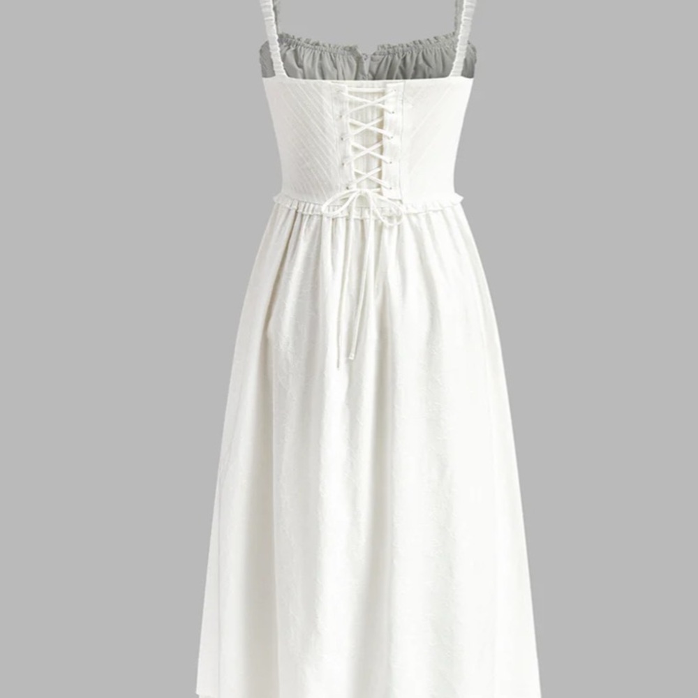 Commense White Midi Dress - Picture 4 of 6
